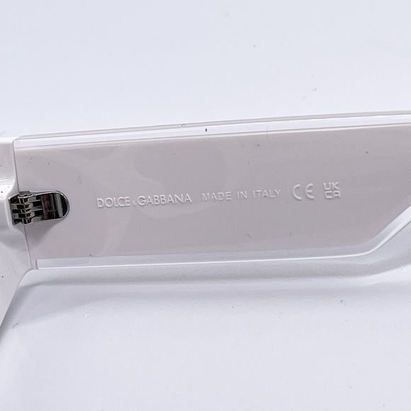 NEW DG6186 331287 SUNGLSSES DOLCE&GABBANA DG6186 3312/87 WHITE CAT EYE EYEWEAR - Picture 8 of 9